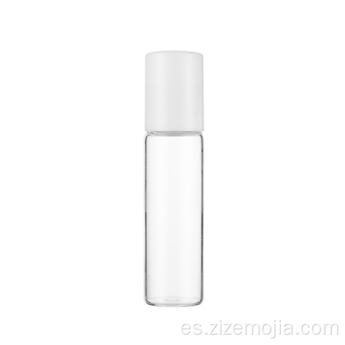 Rollo de cristal transparente de 10 ml personalizado en botella